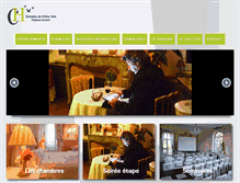 Tablet Screenshot of hotel-chateau-gontier.fr